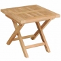 20 inch nordhoff square side folding table with border (tb-h104)